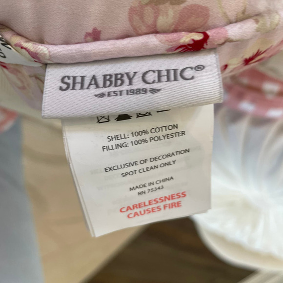 Easter SHABBY CHIC Bunny Rabbit Pillows Cottage Pink Floral Plaid Set of 3 NEW - Picture 9 of 9